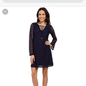 Navy Lace Dress